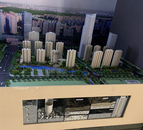 商城县建筑模型